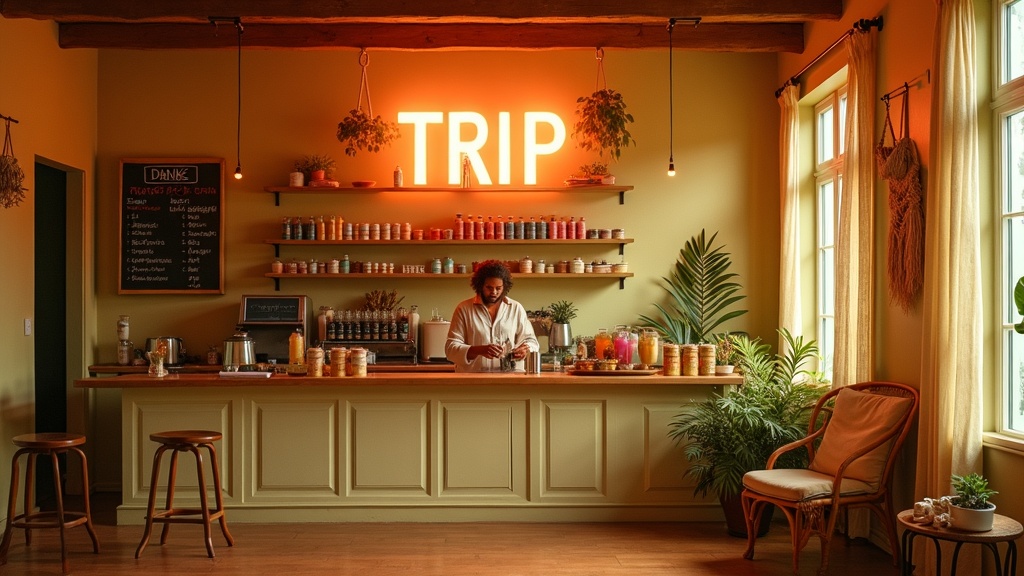 TRIP as a 1970s cbd wellness dispensary