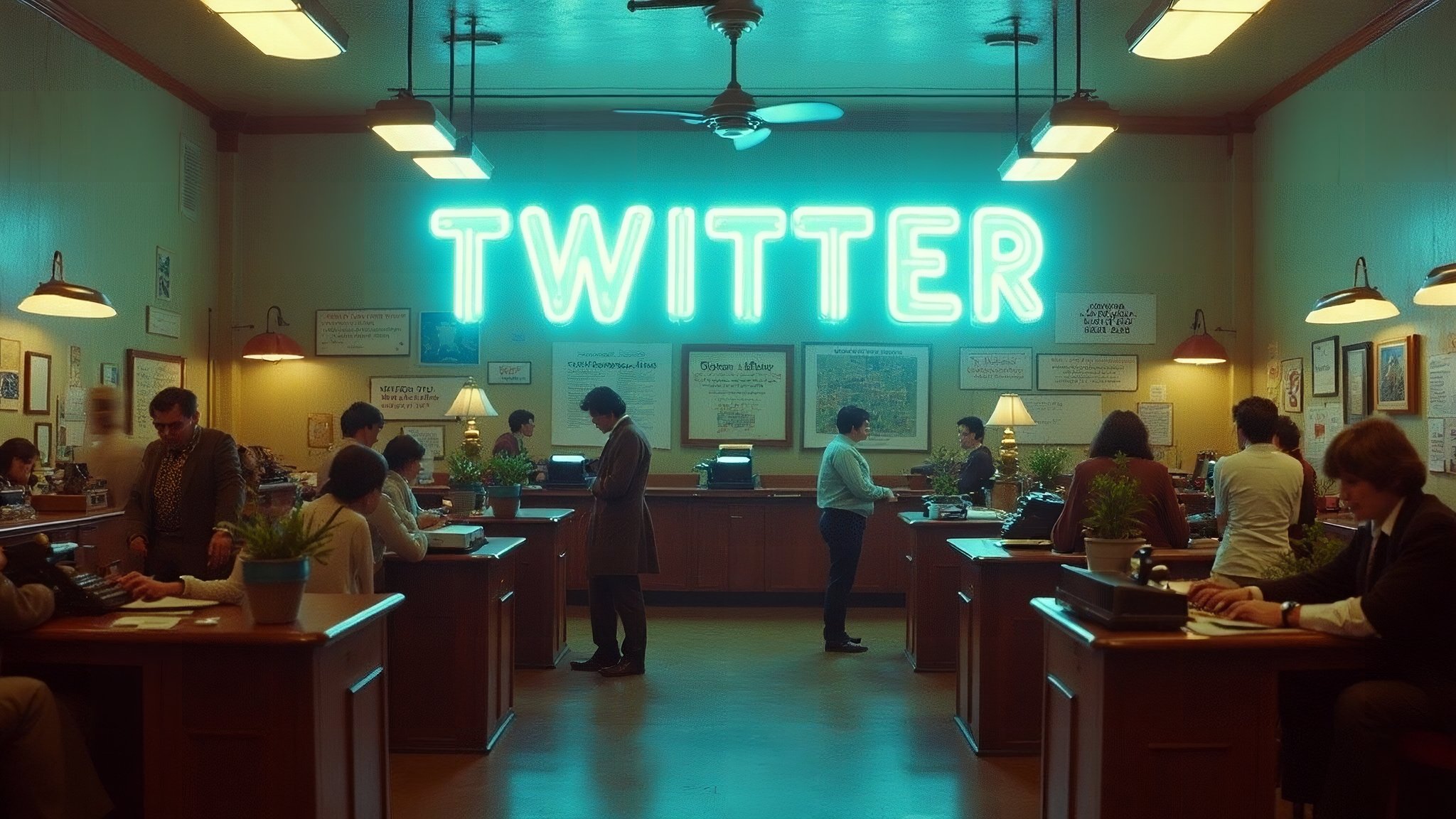 Twitter as a 1970s telegram office
