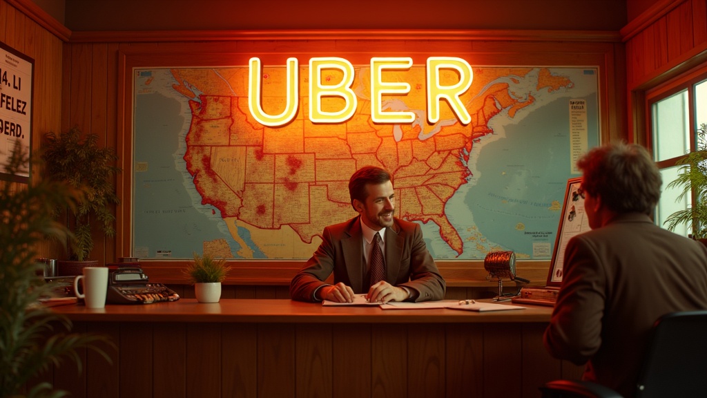 Uber as a 1970s taxi dispatch office