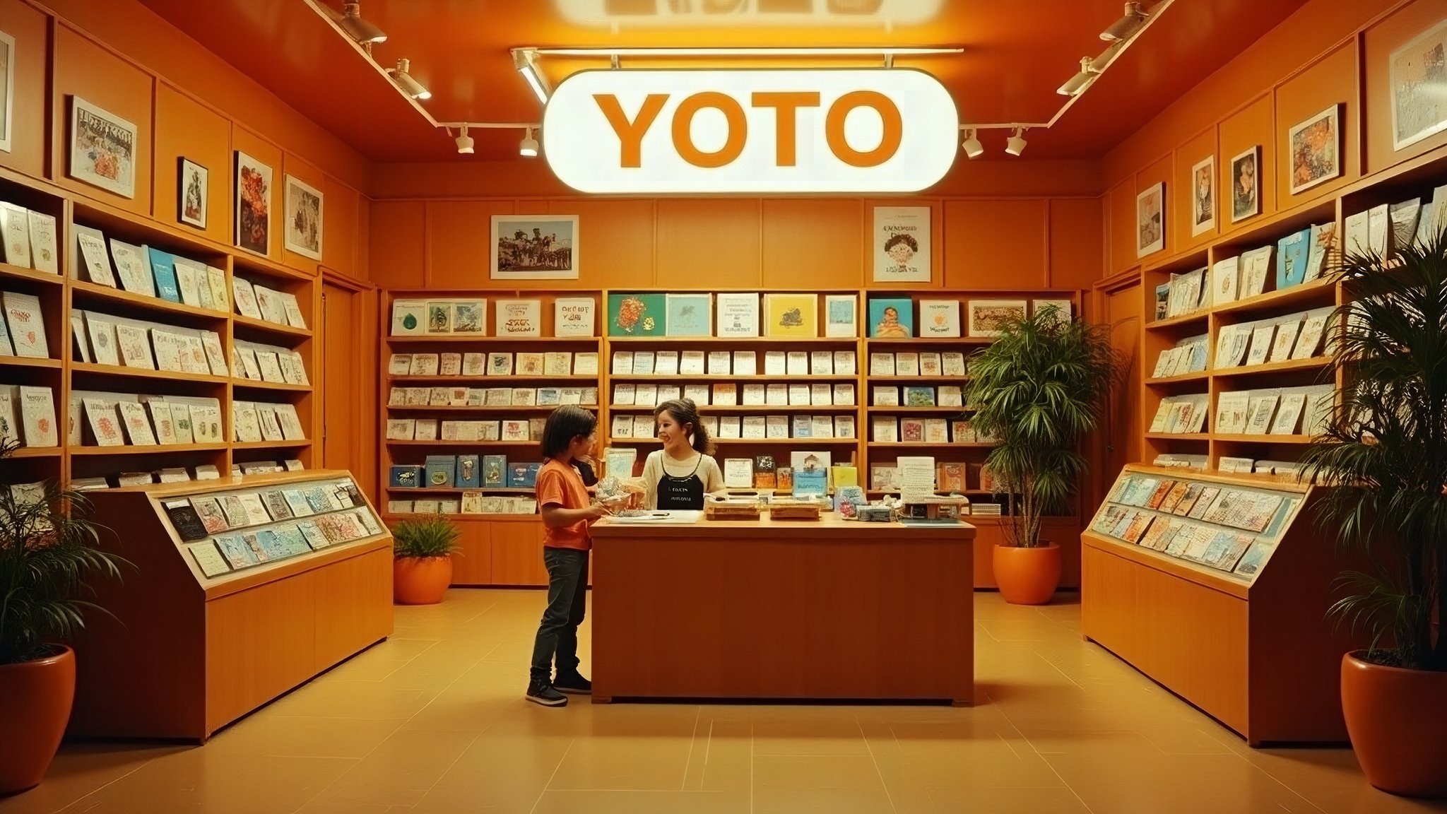 Yoto as a 1970s audio card shop