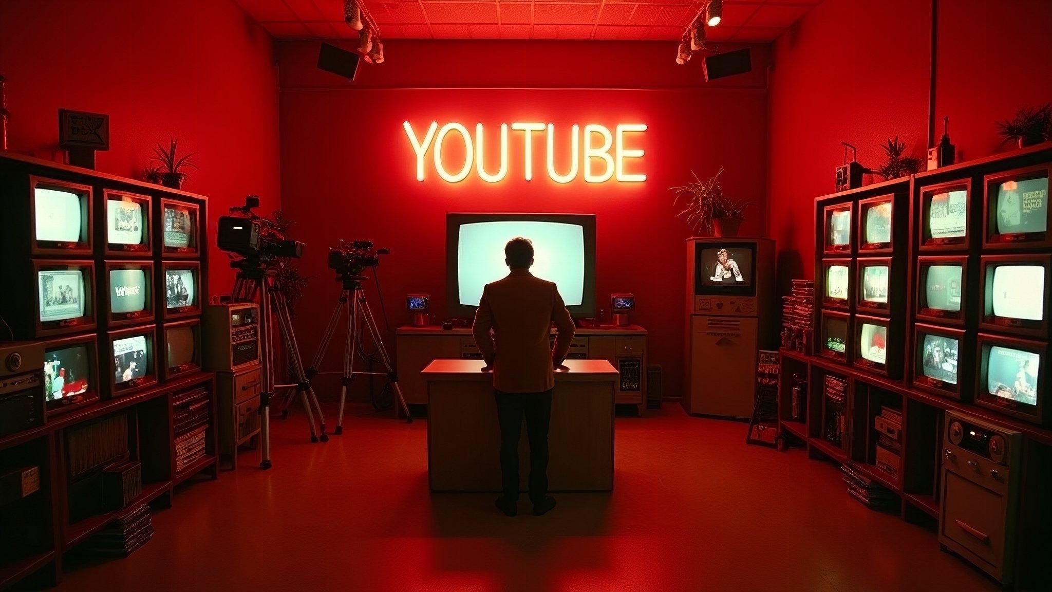 YouTube as a 1970s video studio